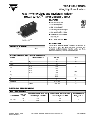 VSK.F180P Datasheet PDF Vishay Semiconductors