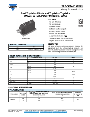 VSK.F200P Datasheet PDF Vishay Semiconductors