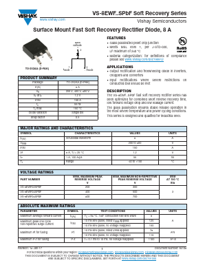 VS-8EWF04SPBF Datasheet PDF Vishay Semiconductors