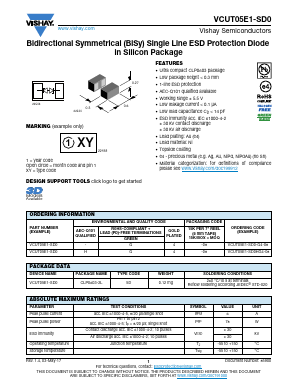 VCUT05E1-SD0HG4-08 Datasheet PDF Vishay Semiconductors
