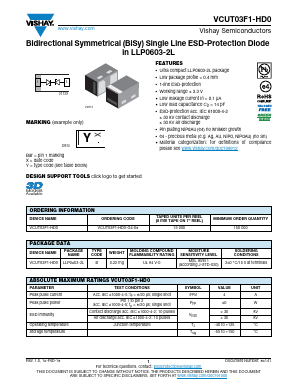 VCUT03F1-HD0 Datasheet PDF Vishay Semiconductors