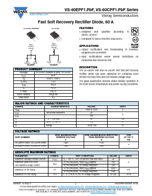 60EPF12PBF Datasheet PDF Vishay Semiconductors
