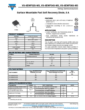 VS-8EWF02S-M3 Datasheet PDF Vishay Semiconductors