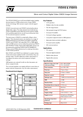 STV0672 Datasheet PDF Vision