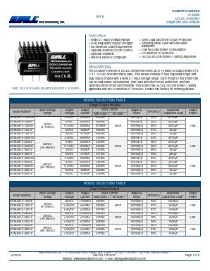DCMJW10-24S12 Datasheet PDF Wall Industries,Inc.
