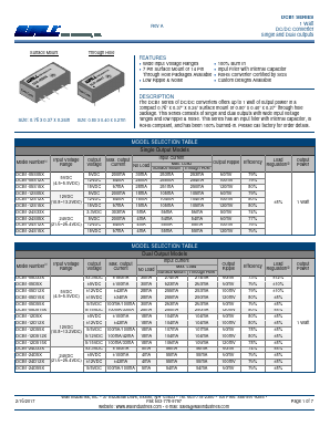 DCB1 Datasheet PDF Wall Industries,Inc.