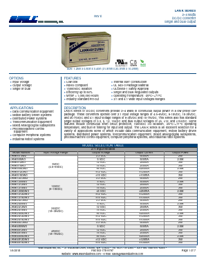 LANK123.3W2 Datasheet PDF Wall Industries,Inc.