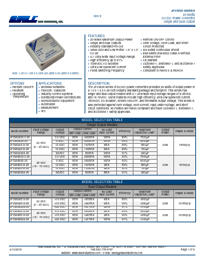 JFCW24S12-20 Datasheet PDF Wall Industries,Inc.