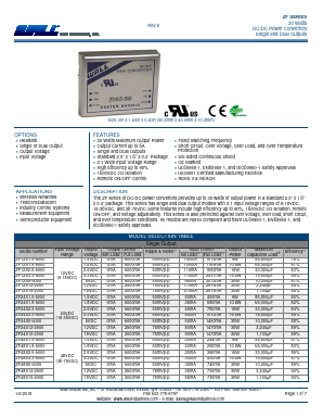ZF12D12-1250 Datasheet PDF Wall Industries,Inc.