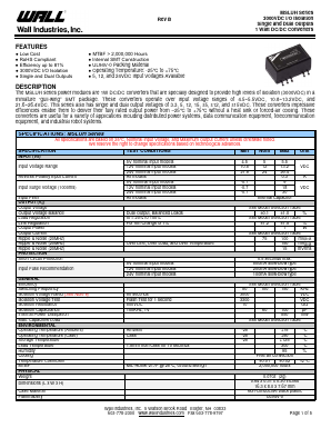 MSLU12S12-84H Datasheet PDF Wall Industries,Inc.