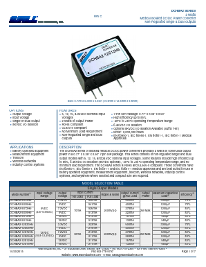 DCHBA2-5S33H6 Datasheet PDF Wall Industries,Inc.