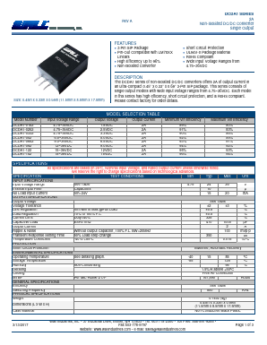 DCDA1-152 Datasheet PDF Wall Industries,Inc.