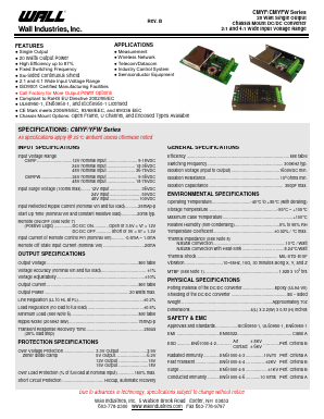 CMYFW24S5-4000 Datasheet PDF Wall Industries,Inc.