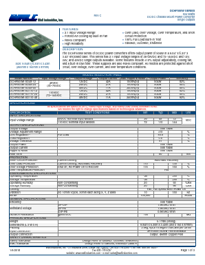 DCHF500W-SD48-12 Datasheet PDF Wall Industries,Inc.