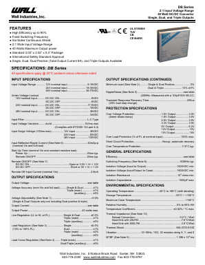 DB24S1.5-12 Datasheet PDF Wall Industries,Inc.