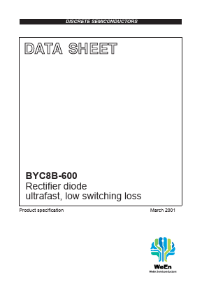 BYC8B-600 Datasheet PDF WeEn Semiconductors