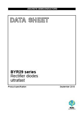 BYR29-800 Datasheet PDF WeEn Semiconductors