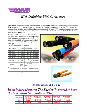 HBC1505A_ Datasheet PDF Winchester Electronics Corporation