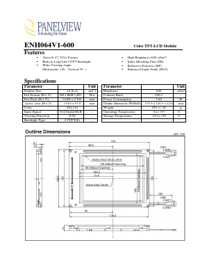 ENH064V1-600 Datasheet PDF White Electronic Designs => Micro Semi