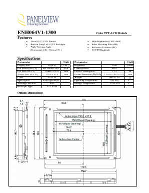 ENH064V1-1300 Datasheet PDF White Electronic Designs => Micro Semi