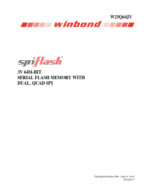 W25Q64JVSFIQ Datasheet PDF Winbond
