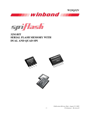 25Q32VSIG Datasheet PDF Winbond