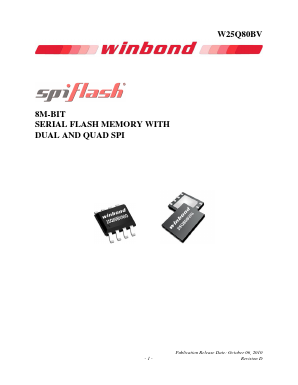 25Q80BVAG Datasheet PDF Winbond