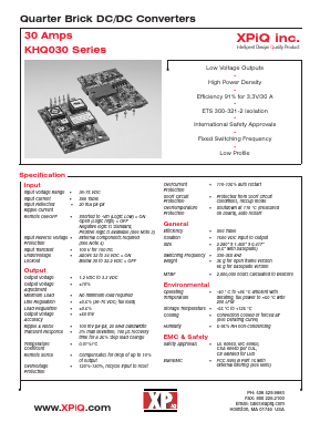 KHQ03048S2V5AL Datasheet PDF XP Power Limited