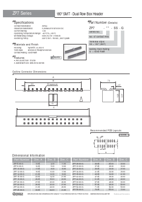 ZP7-26-SS-G Datasheet PDF Yamaichi Electronics Co., Ltd.