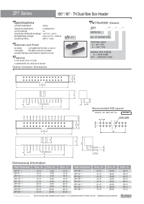 ZP7-30-S-G2T Datasheet PDF Yamaichi Electronics Co., Ltd.