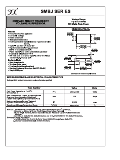 SMBJ110A_ Datasheet PDF Yangzhou yangjie electronic co., Ltd