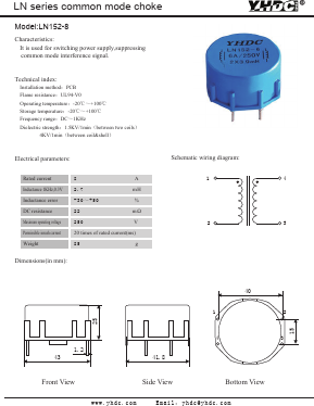LN152-8 Datasheet PDF Beijing Yaohuadechang Electronic Co., Ltd.