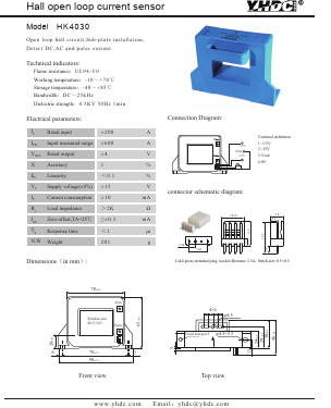 HK4030 Datasheet PDF Beijing Yaohuadechang Electronic Co., Ltd.