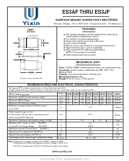 ES3JF Datasheet PDF Shenzhen Yixinwei Technology Co., Ltd.