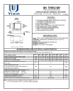 M7F Datasheet PDF Shenzhen Yixinwei Technology Co., Ltd.
