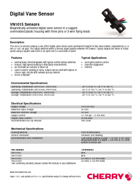 VN1015 Datasheet PDF [ZF Friedrichshafen AG