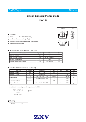 1SV214 Datasheet PDF [Zhaoxingwei Electronics ., Ltd