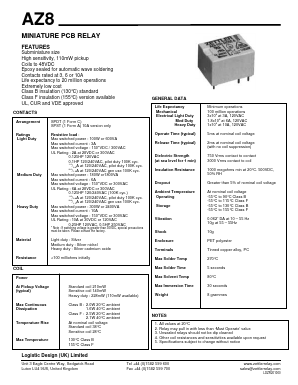 AZ8 Datasheet PDF Zettler Electronics